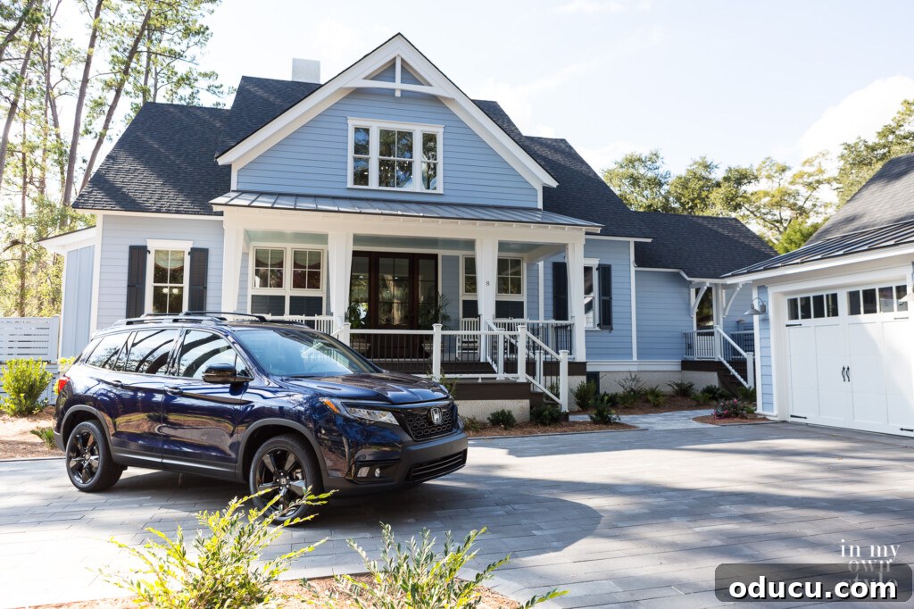 HGTV Dream Home 2020 Revealed 3 The impressive front facade of the 2020 HGTV Dream Home on Hilton Head Island, South Carolina, showcasing its elegant coastal architecture