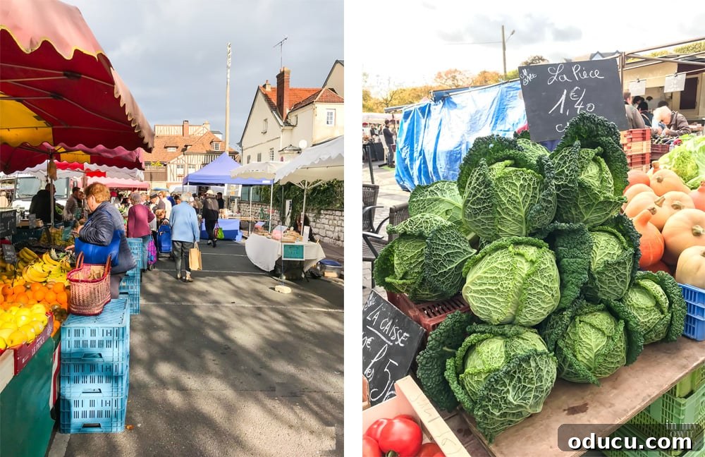 A Viking Voyage on the Seine 18 Stalls at the Vernon France Farmer's Market