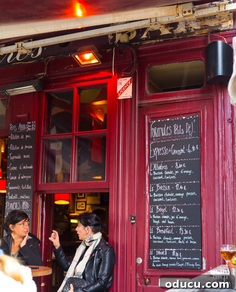 Seine Serenity A Viking River Cruise Through France 11 Chalkboard menu outside a restaurant in Honfleur France