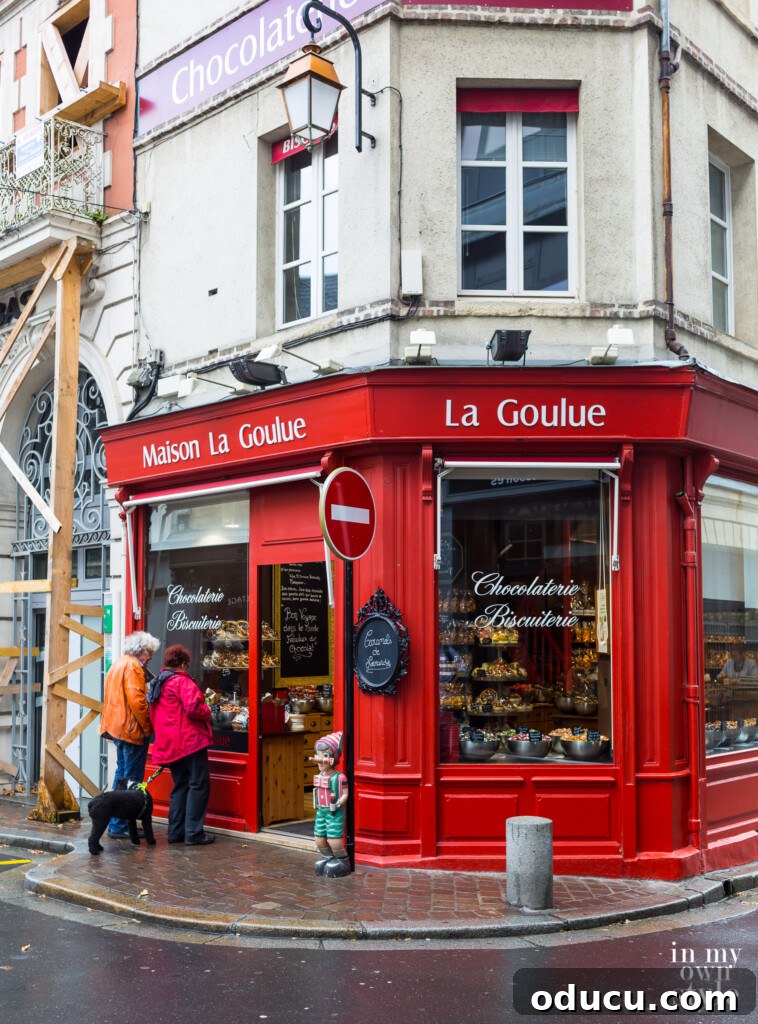 Seine Serenity A Viking River Cruise Through France 17 Red storefront in Honfleur