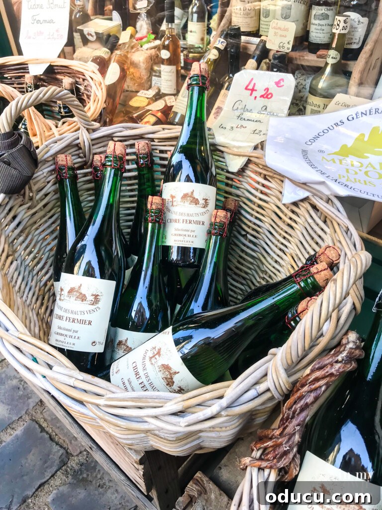 Seine Serenity A Viking River Cruise Through France 18 Basket filled with green bottles of French wine.