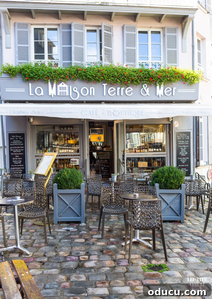 Seine Serenity A Viking River Cruise Through France 20 Outdoor cafe in Honfleur