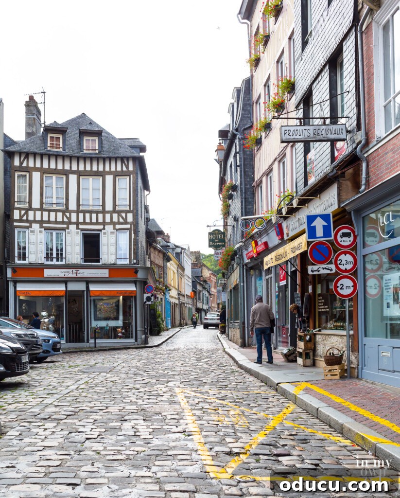Seine Serenity A Viking River Cruise Through France 21 Cobblestone street in Honfleur