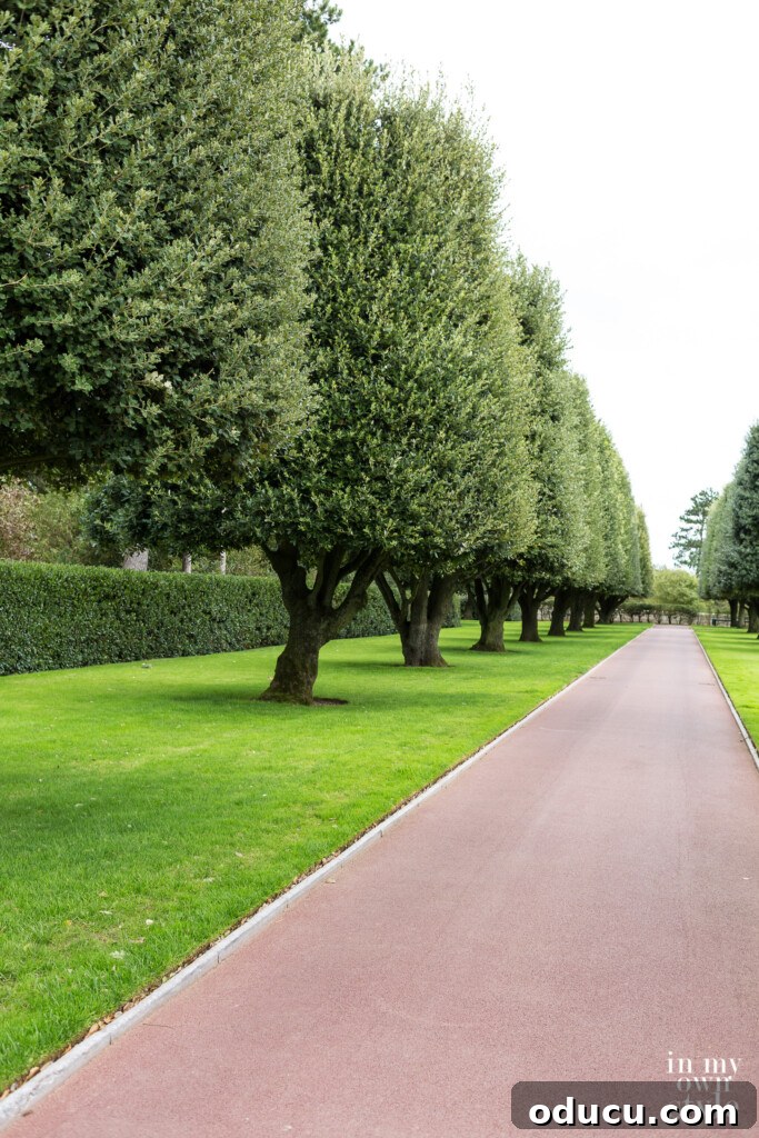 Seine Serenity A Viking River Cruise Through France 36 Walking path at the WW2 memorial in Normandy.