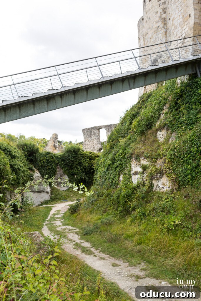 Seine Serenity A Viking River Cruise Through France 52 In the ruins of a moat at the Chateau Gaillard