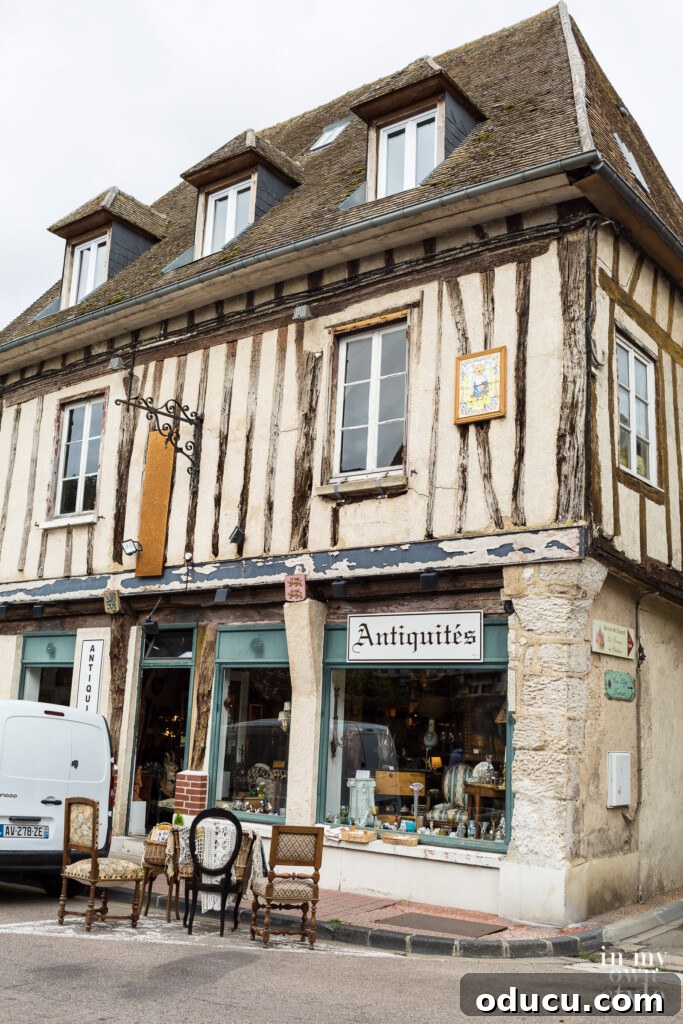 Seine Serenity A Viking River Cruise Through France 60 Antiques store in Les Andelys France