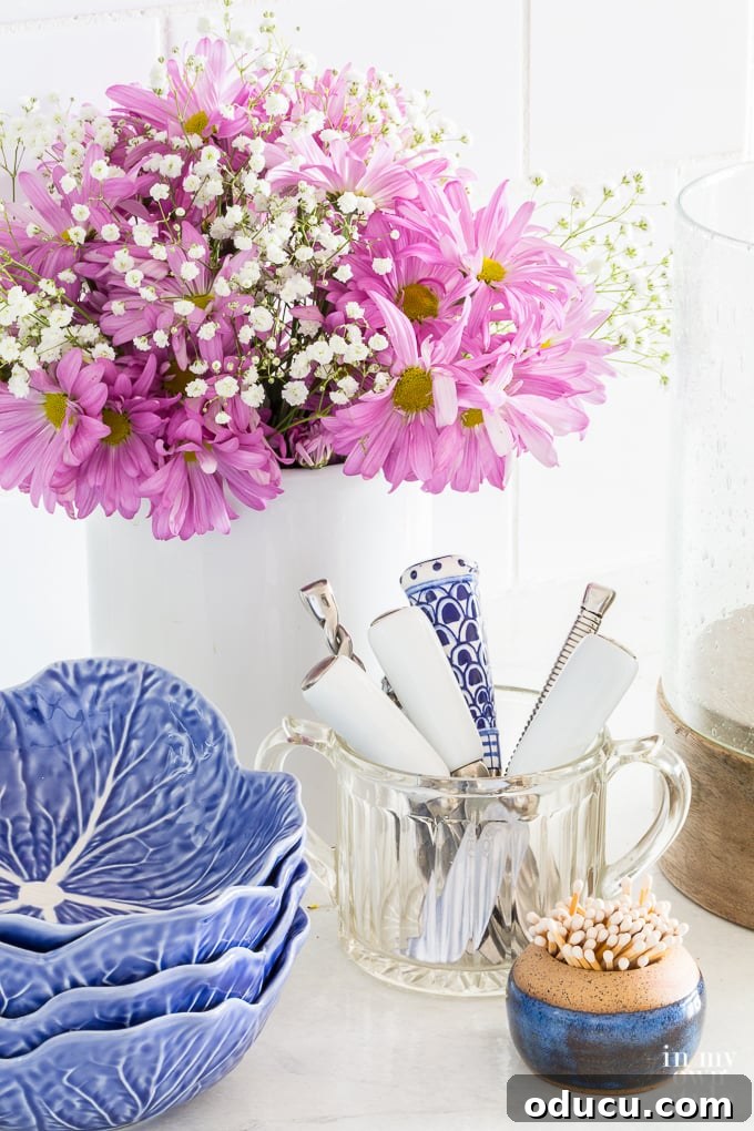 Awaken Your Home For Spring 4 Spring home decor ideas in the Kitchen.