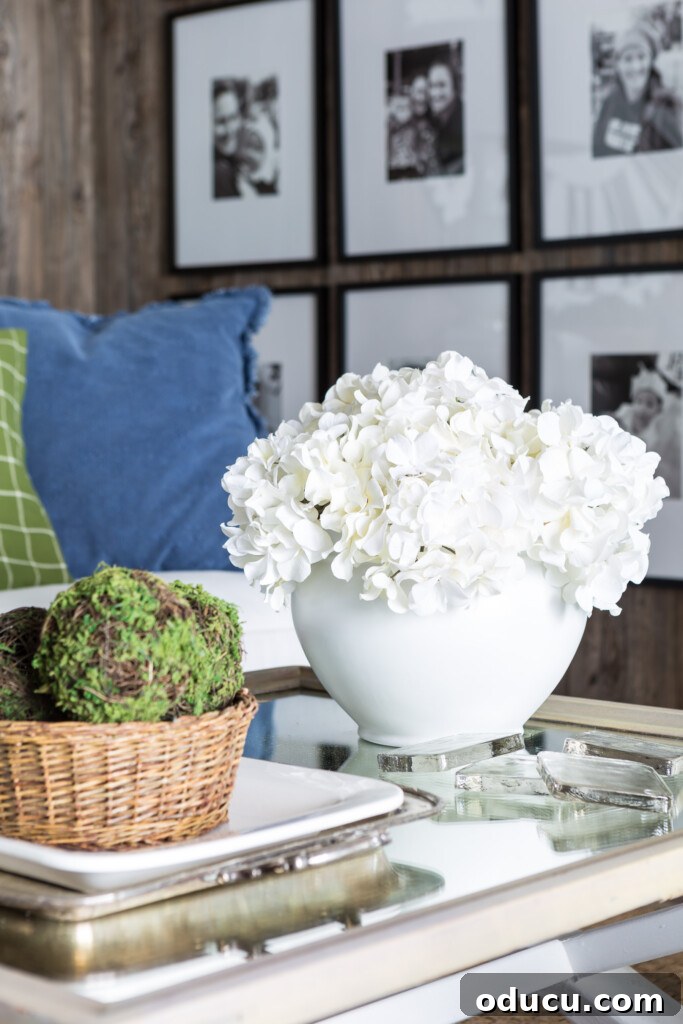 Transform Your Ceramics with Spray Paint 11 White spray painted planter on table.