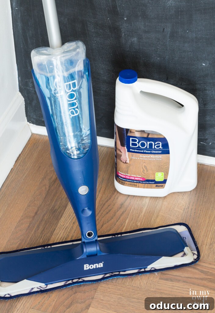Effortless Summer Style 12 Bona Floor Care Mop and cleaner