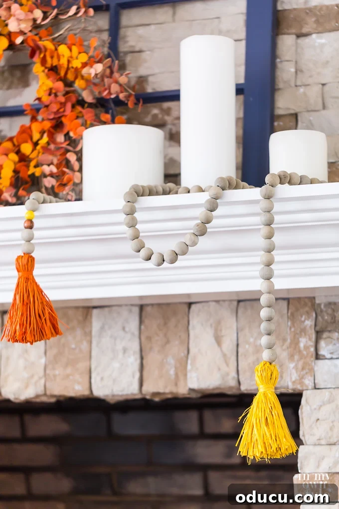 Autumn Decor Prep 2 Fall mantel decorating ideas with DIY elements