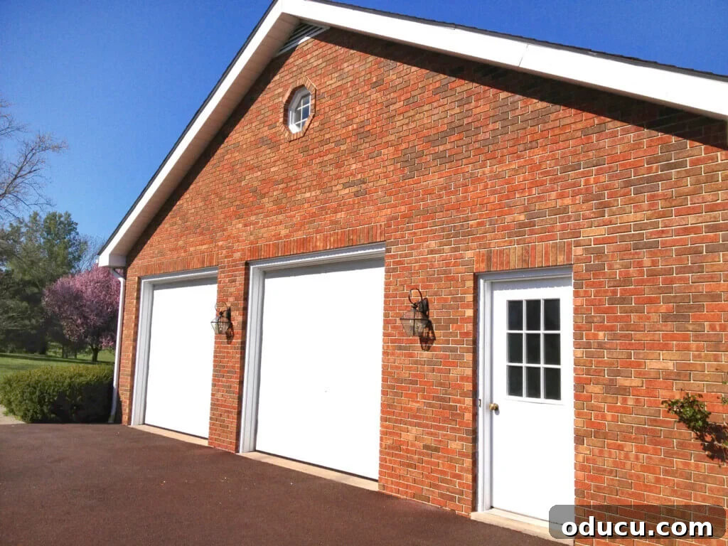 Ranch Renaissance: Modern Farmhouse Transformation 10 Before-side-of-brick ranch house with original red brick