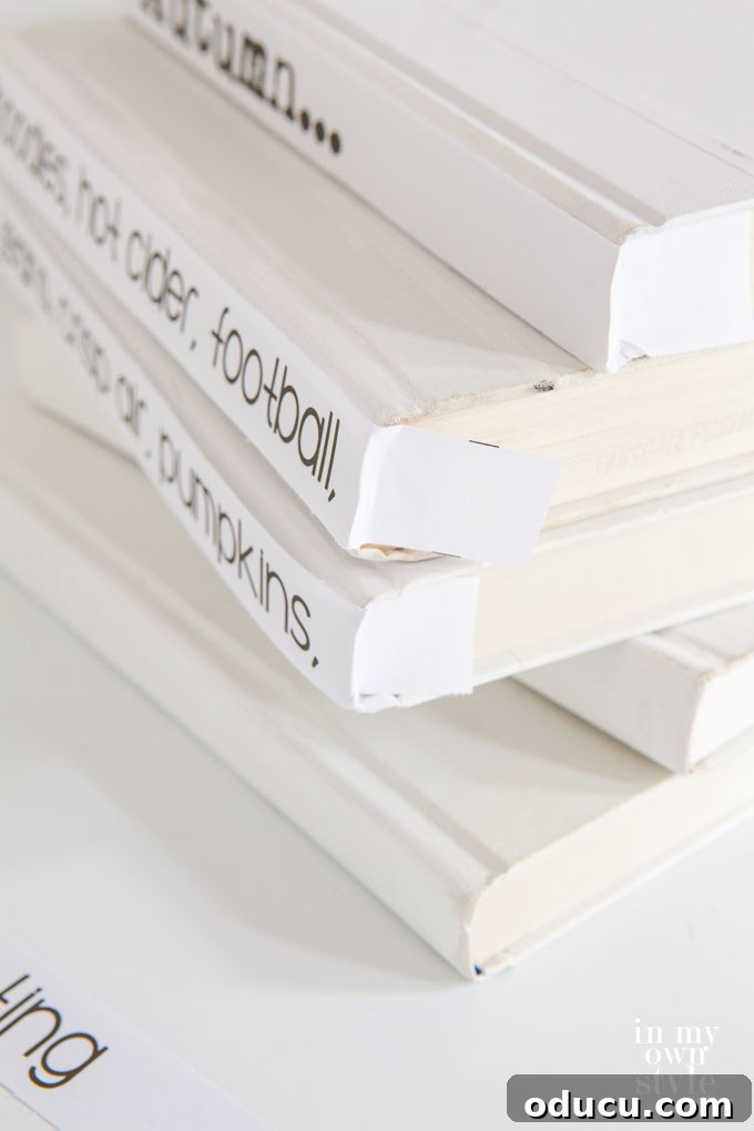 Upcycle Household Items for Breathtaking Decor 3 Uses for common household items when decorating a home or fall. Make a stack of painted books.