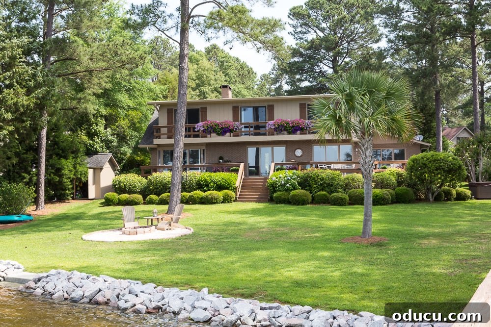 Adding On to My Old Place 2 Lake side of 1970 era home that got a new coat of paint