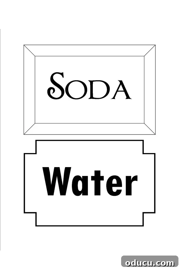 Unleash Instant Party Fun: Get Ready to Host! 4 Party-Labels-for-Water-and-Soda-Coolers