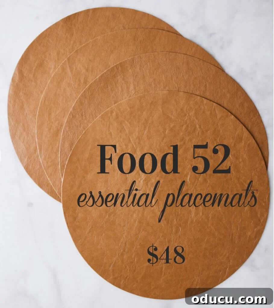 Thanksgiving Table Crafts: Free Placemats and Napkin Rings 3 Food 53 Essential placemats set of 4 in brown