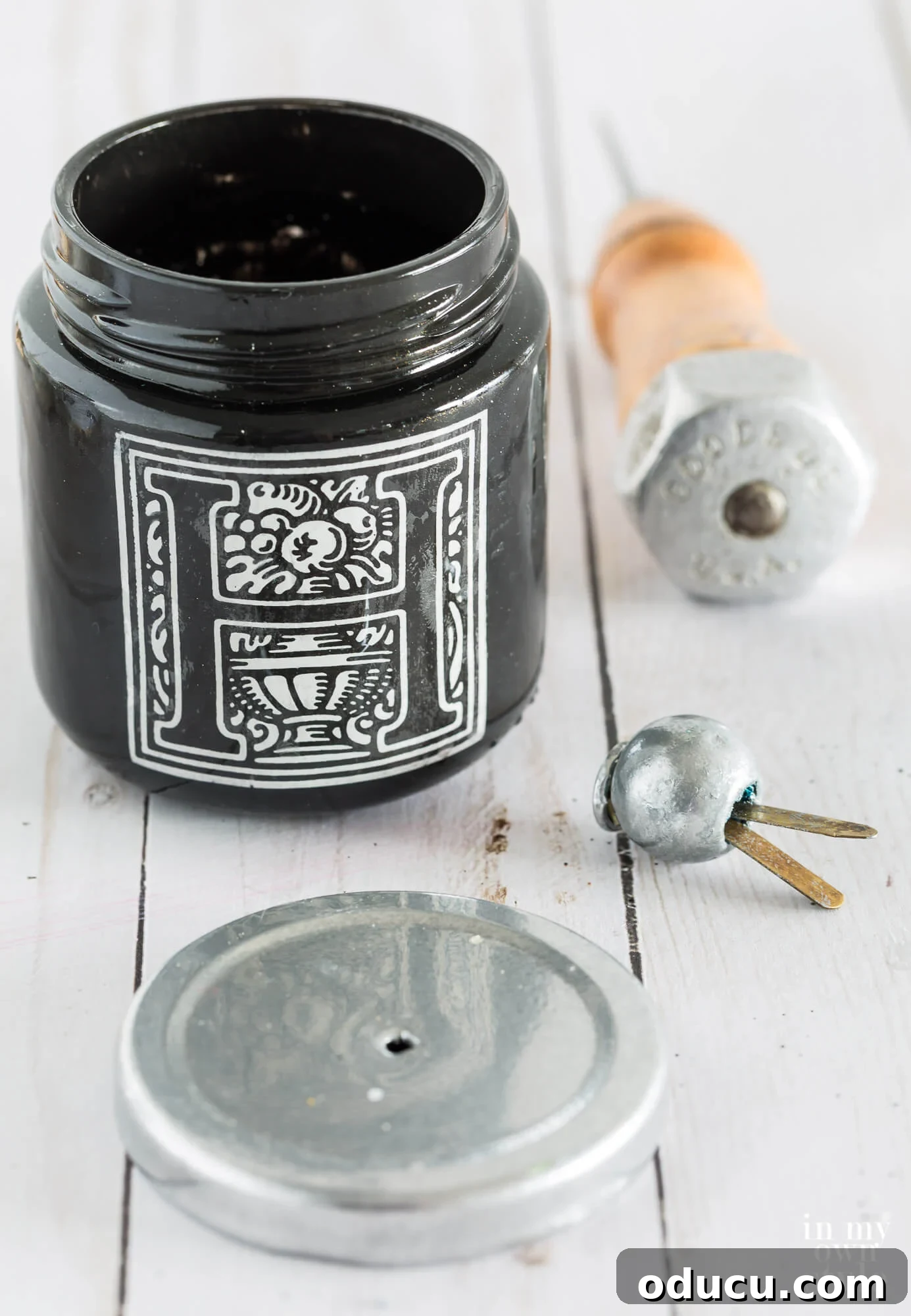 Matchbox with Built-in Striker 6 Jar turned into a table top Match Holder with Pull top lid.