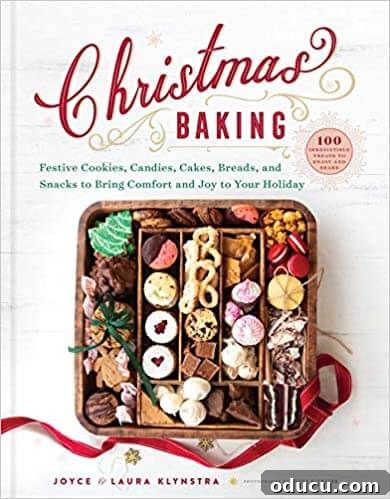Christmas Baking recipe book featuring holiday cookies
