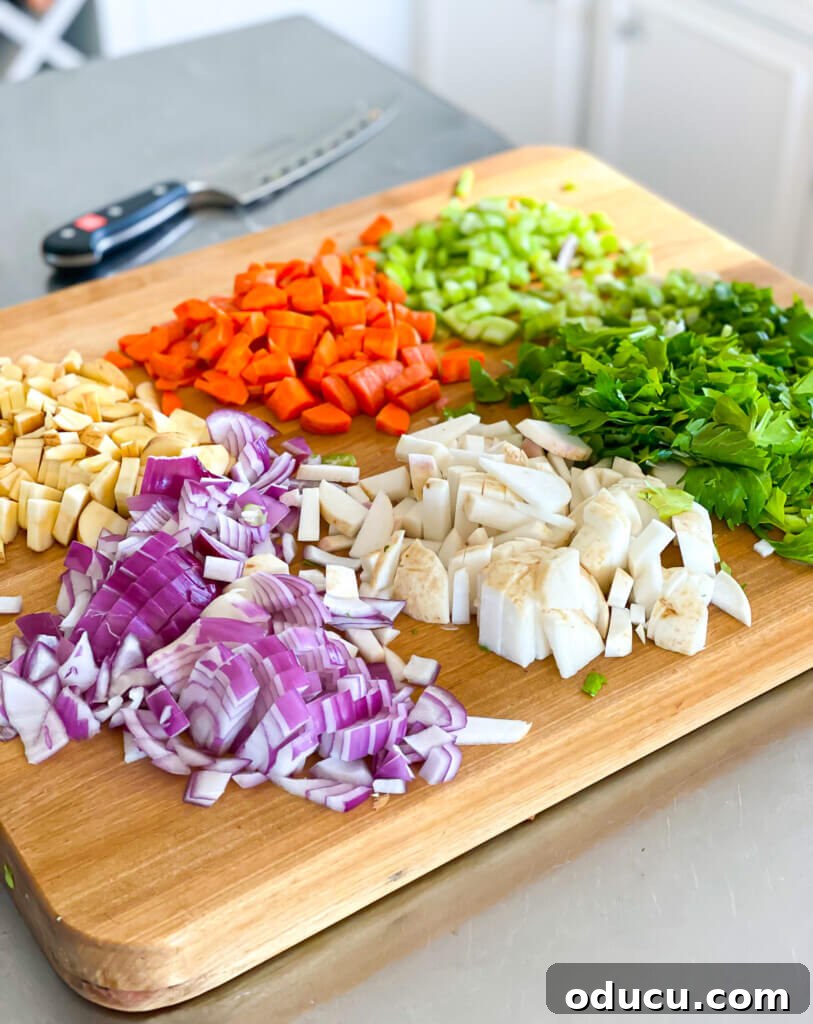 My Personal Weight Loss Victory 9 cut up veggies on a wood cutting board.
