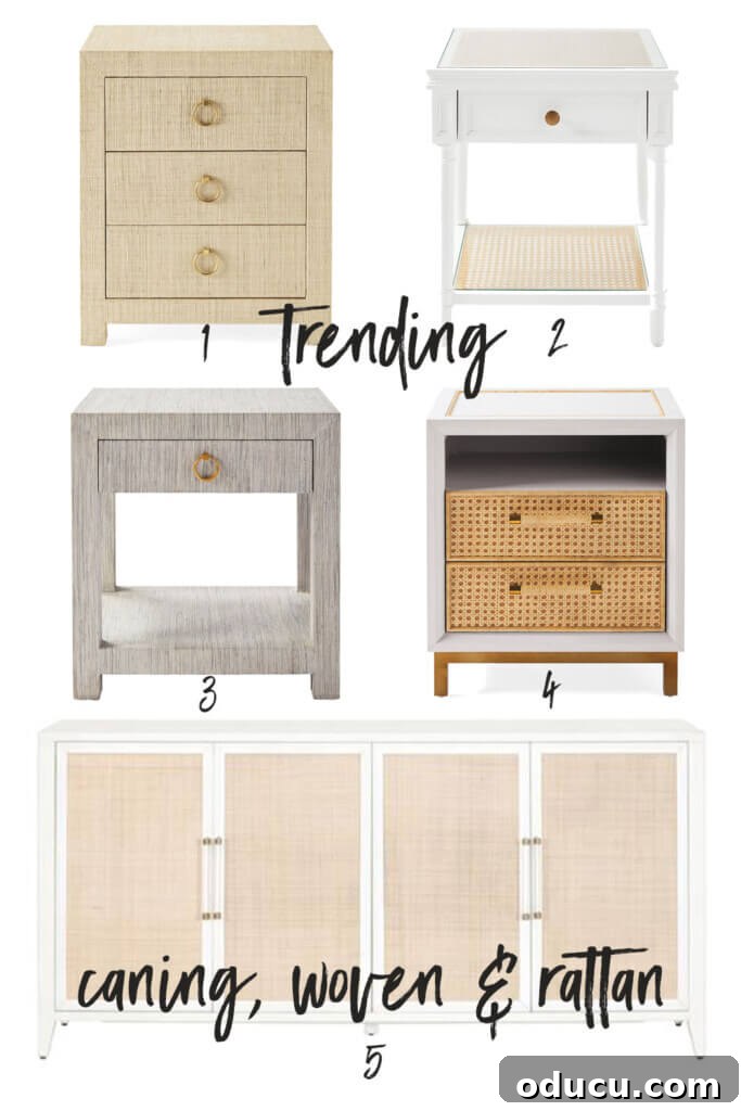 Textured Drawer Bedside Table Revamp 4 What is the difference between wrapped raffia and cane furniture. Here you can see