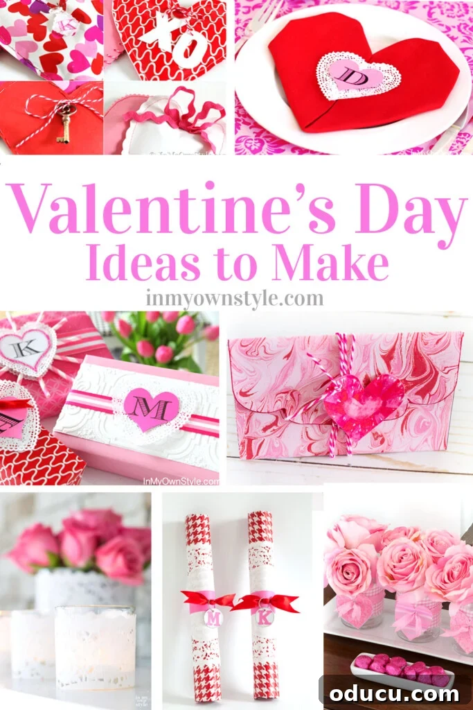 Style Discoveries 7 Collection of Valentine's Day gift and decorating ideas to make at home