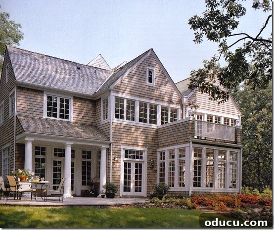 Uncover Your Personal Decorating Style 10 Classic and simple house exterior by Cohen and Hacker Architects, featuring neutral colors and many windows.