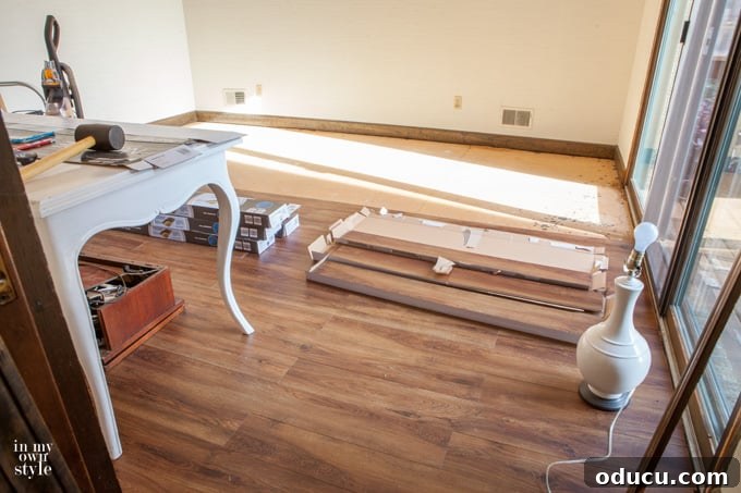 My Love Affair with Resilient Flooring Understanding Its Enduring Appeal 5 NuCore vinyl plank floor tutorial