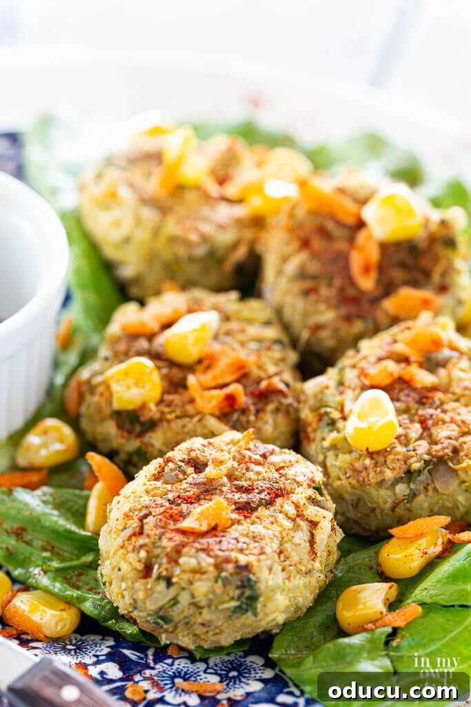 Faux Crab, Real Taste: Vegan Mini Cakes Recipe & Smart Plant-Based Eating Hacks 7 Plant Based no oil vegan crabless mini crab cakes on a plate ready to be eaten