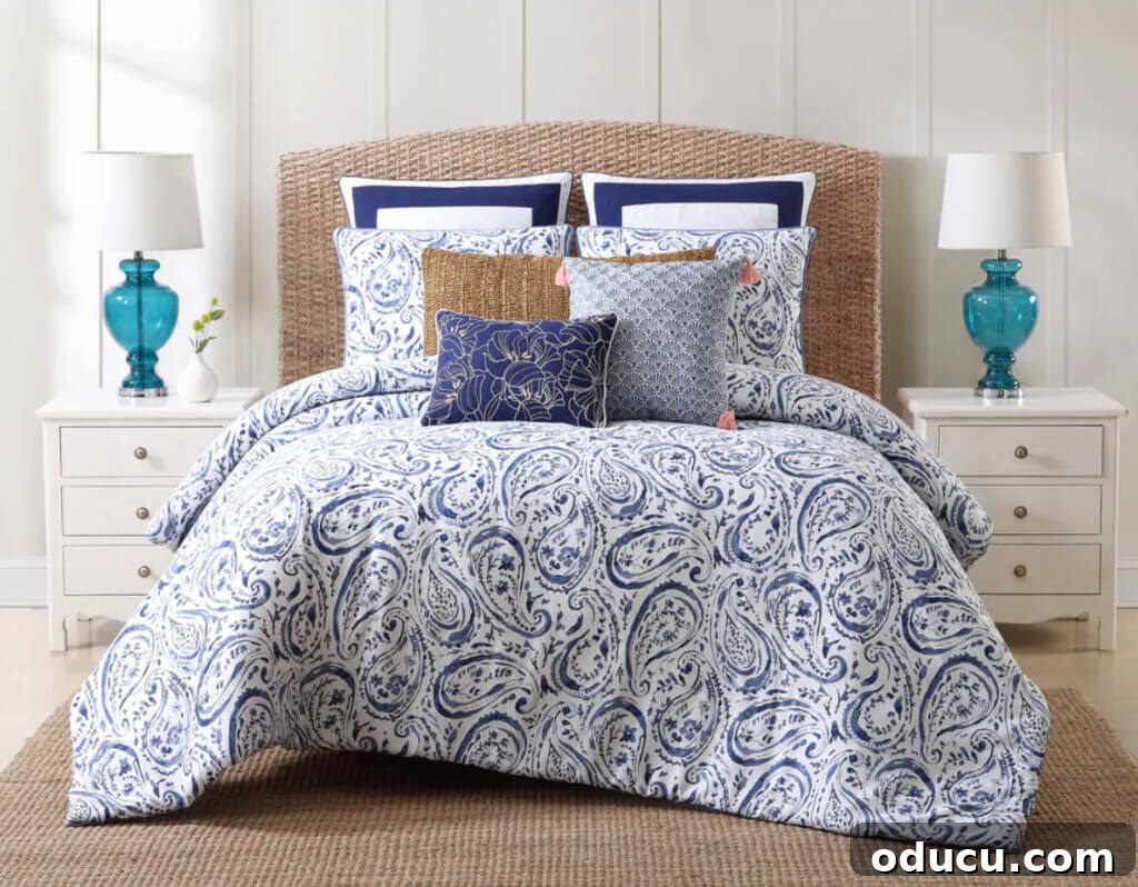 Personalize Your Sanctuary: Mix & Match Bedding 2 Blue and white bed in a bag is going to be used to create new mix and match bedding styles.