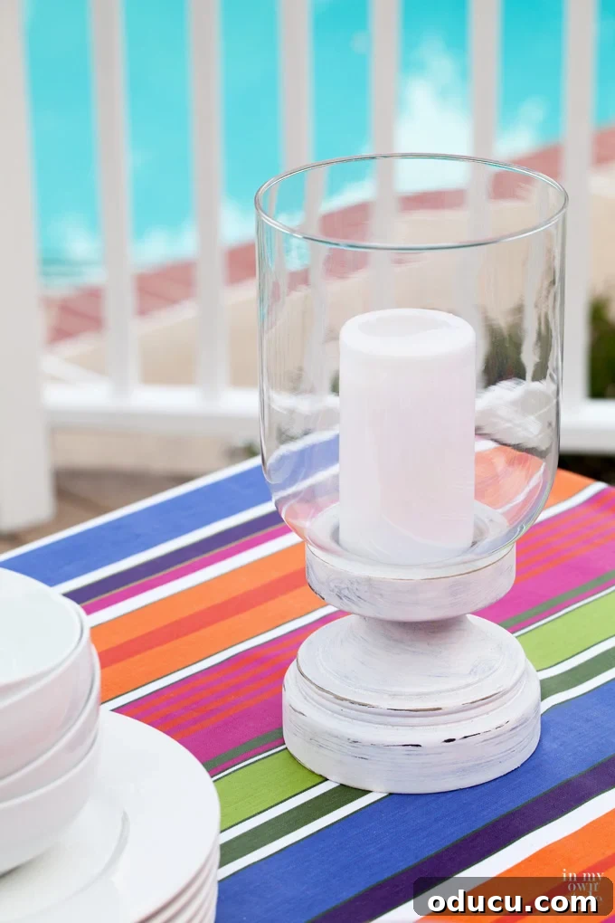 Effortless Summer Home Style 3 Quick and Easy No-Sew Tablecloth Made with Oilcloth - Under 10 Minutes
