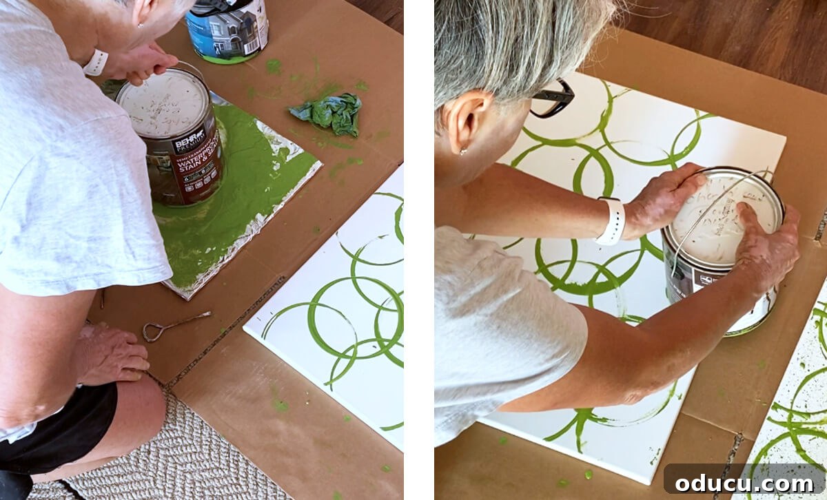 How-to-paint-connected-circle-art-on-canvas