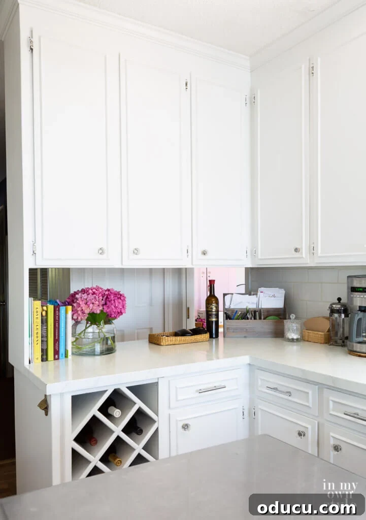 Kitchen Counter Harmony: Blending Function and Style 10 Corner of counter in a small kitchen and how to decorate it and still have functional.