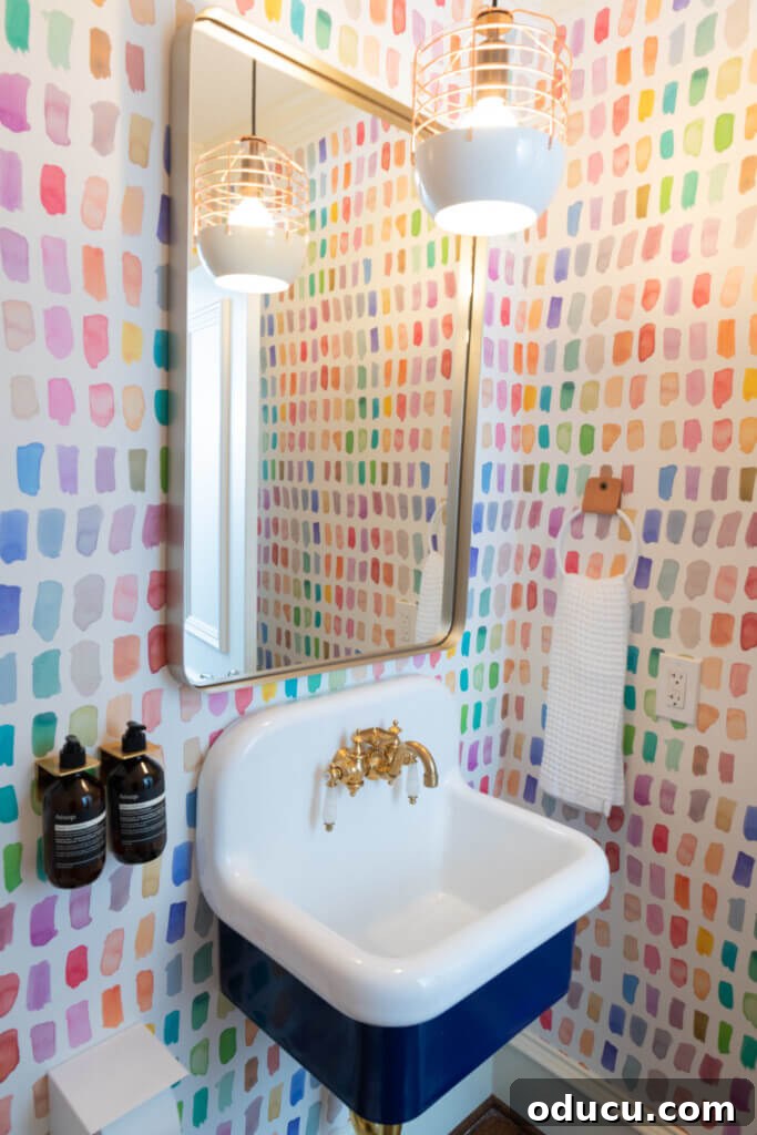 Style Scouting Volume 51 3 A vibrant, patterned wallpaper in a stylish interior setting.