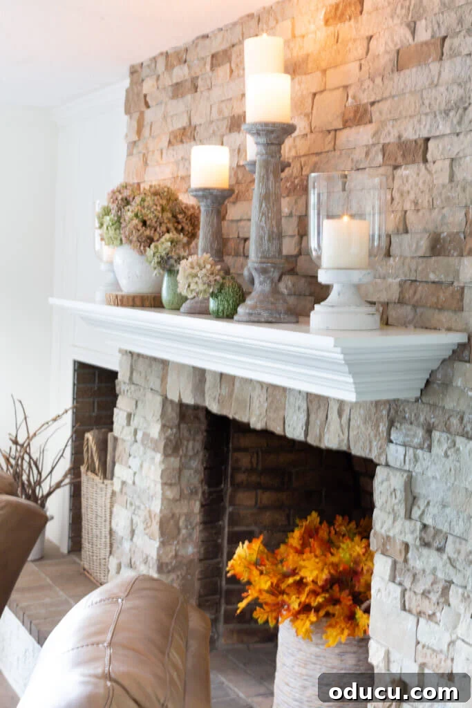 Cozy Fall Living Room on a Dime 8 Mantel decor ideas for a cozy home