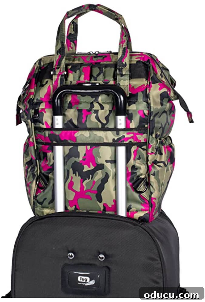 The Style Compendium: Issue Sixty 2 A stylish backpack that converts into a crossbody tote bag, ideal for travel.