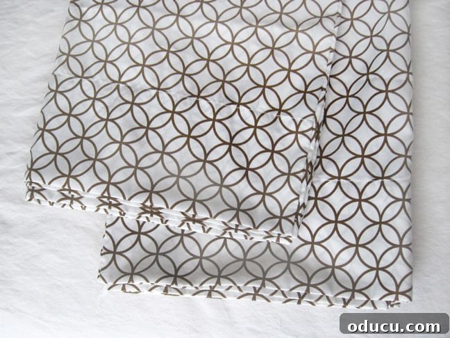 Pillowcase Chair Cover Hack: No Sewing Required! 4 Pillowcases folded