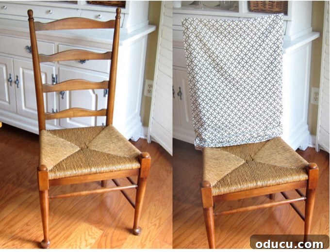 Pillowcase Chair Cover Hack: No Sewing Required! 5 No-Sew-Decorating-ideas-for-dining-chairs