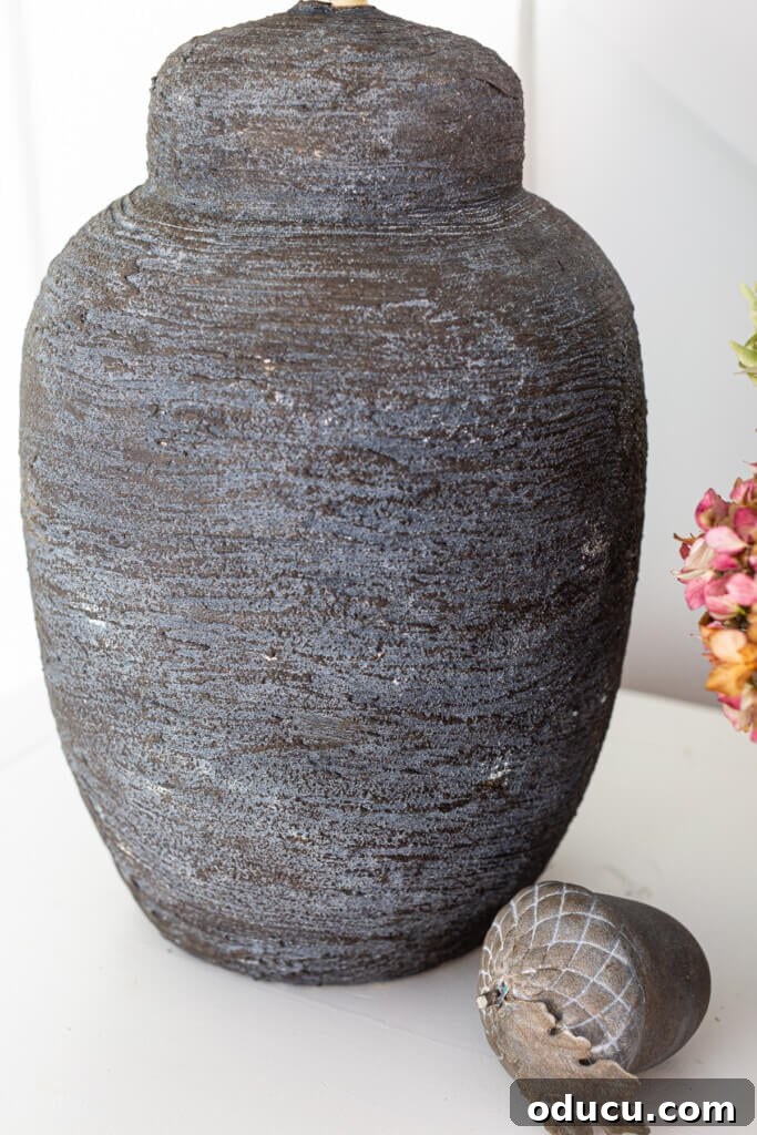 Craft Stunning Table Lamps for Less 13 Foyer table lamp DIY makeover of a thrift store lamp.