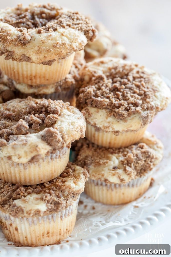 Reimagine Thanksgiving: 8 Unexpected Dinner Recipes 9 Stacked crumb-cake-muffins
