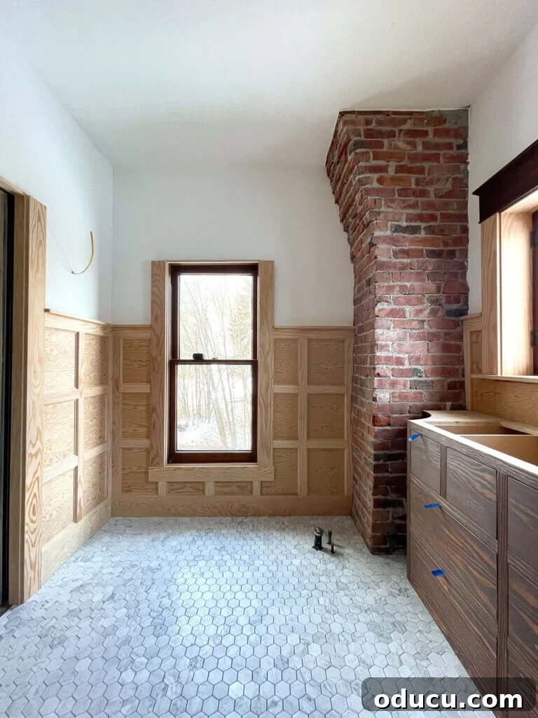 Chic Chronicles: Volume 75 2 Board and batten being installed on walls, transforming a room with classic architectural detail.