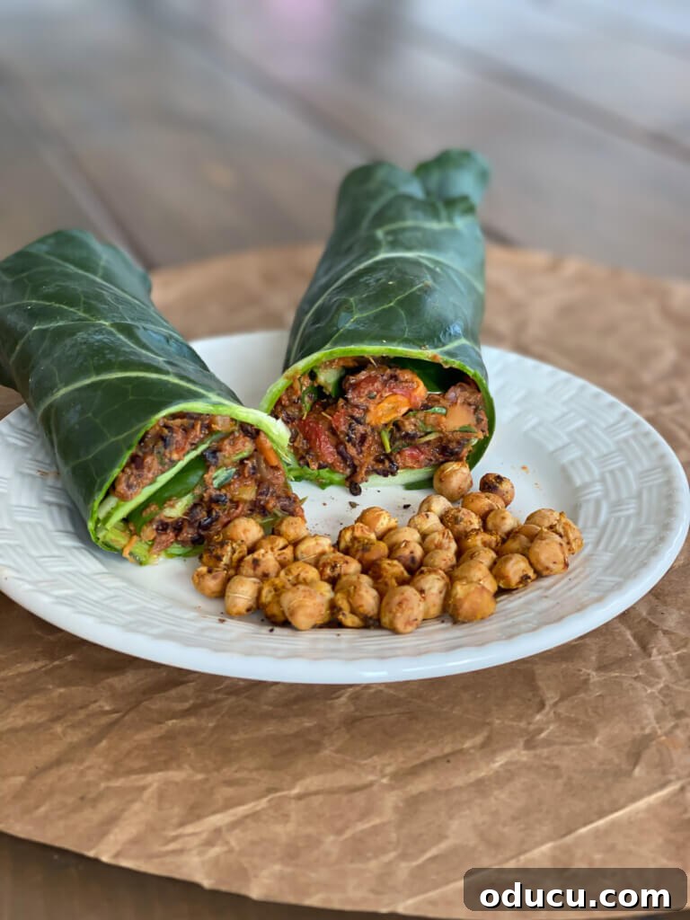 Effortless Vegan Collard Green Wraps 7 img 79638 6