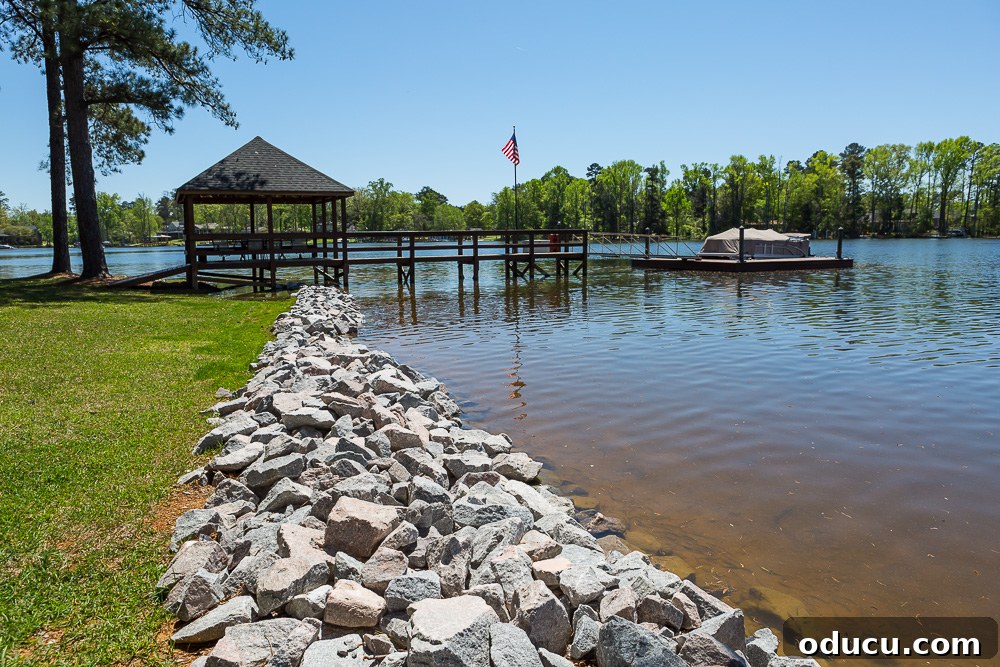 Beyond the View What Your Lake House Agent Isn't Telling You 10 Riprap along lake shore