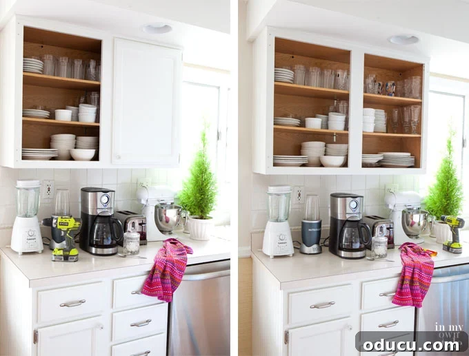 Open Kitchen Shelving: Cabinet Door Removal 16 How to paint laminate kitchen cabinets
