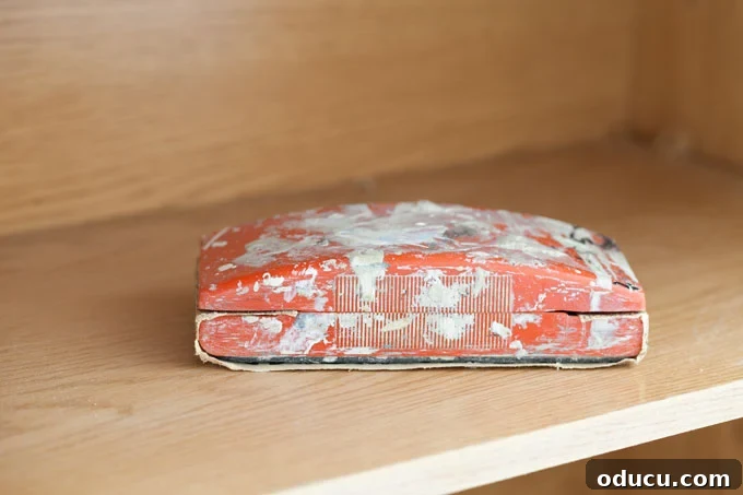 Open Kitchen Shelving: Cabinet Door Removal 18 How to sand a laminate surface before painting