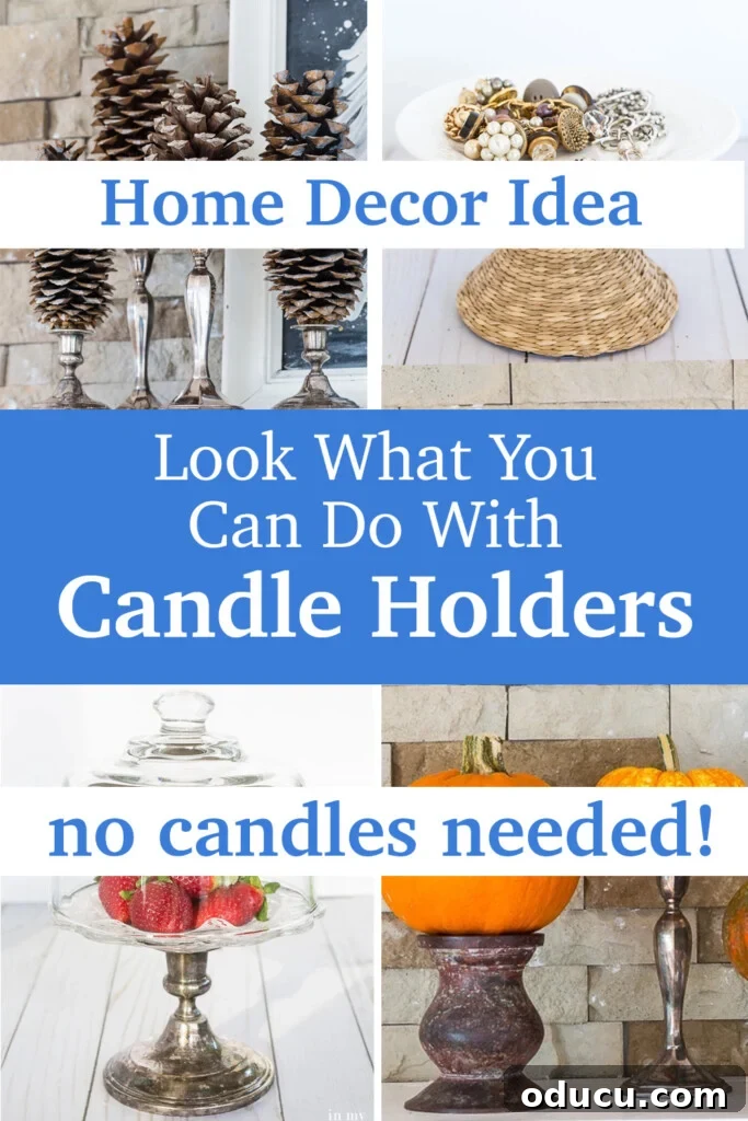 Unlock New Decor Ideas for Candle Holders 28 Discover numerous ideas showing how you can decorate with candle holders without using candles, transforming them into versatile home accents.