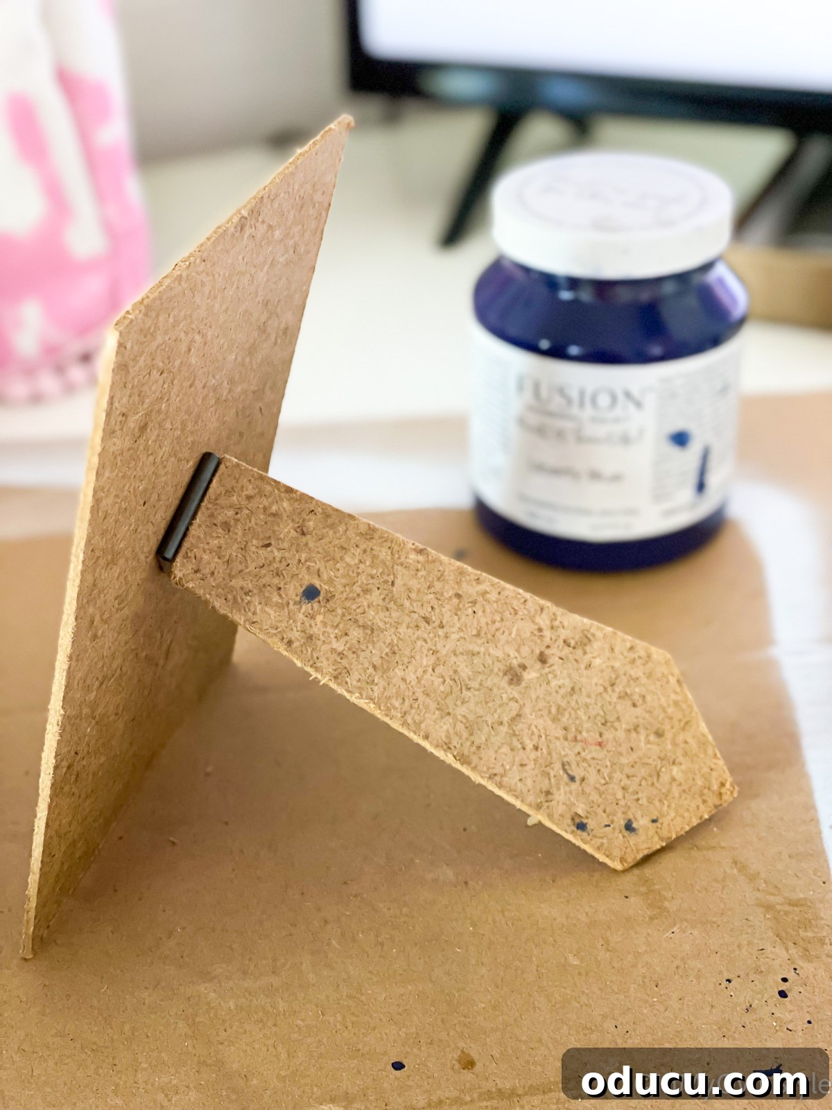 pressed wood picture frame easel