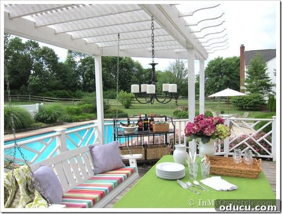 Deck Decor Hacks That Won't Empty Your Wallet 3 outdoor DIY chandelier