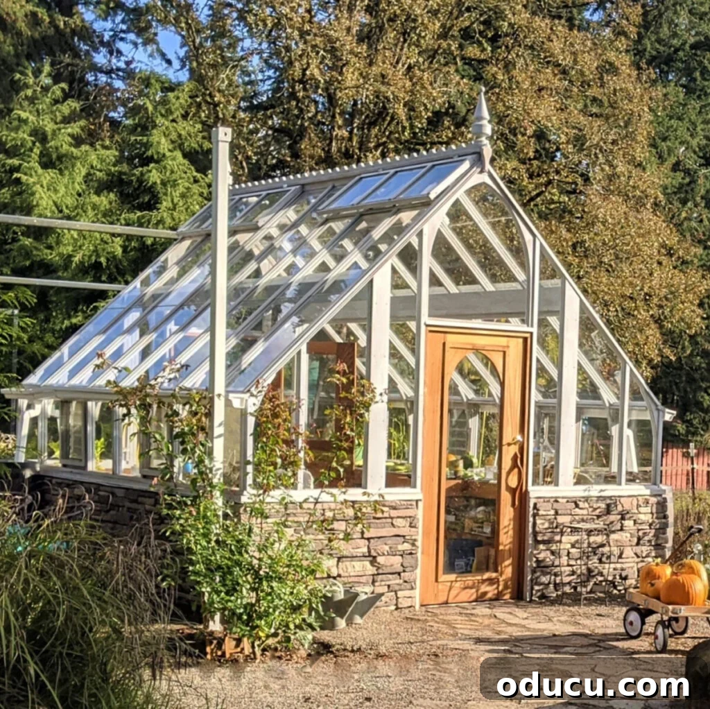 Protect Your Raised Garden From Squirrels 2 a very classic and pretty sturdi-bulit greenhouse