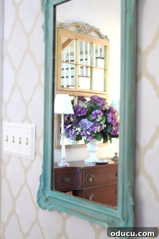 Effortless Glaze Finishes for Furniture 22 Mirror on wall