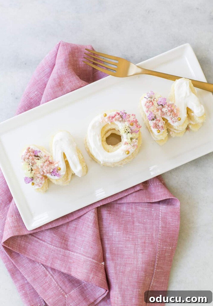 Style Scouting: Mother's Day Edition, Vol. 91 2 Beautiful mini mom cakes displayed on a plate, perfect for Mother's Day celebrations. Photo and recipe by Sugar and Charm blog.