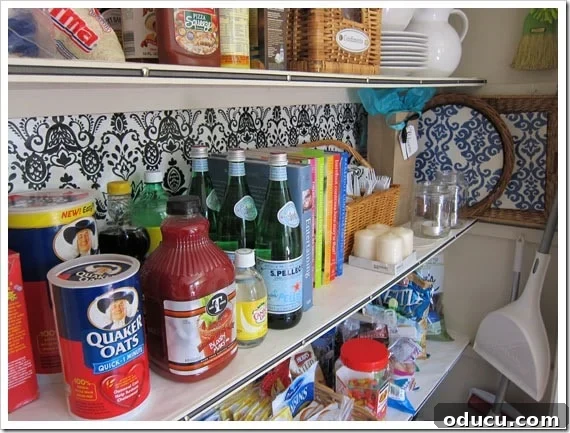 From Coat Closet Chaos to Organized Pantry Perfection 8 Pantry shelf ideas with organizing baskets